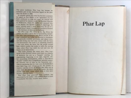 PHAR LAP: The Story of the Big Horse