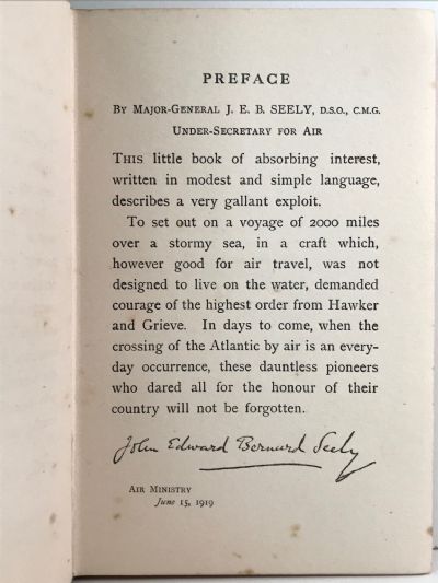 OUR ATLANTIC ATTEMPT