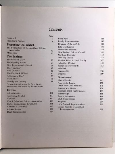 100 NOT OUT: A Centennial History of the Auckland Cricket Association