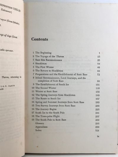 THE CROSSING OF ANTARCTICA: The Commonwealth Trans-Antarctic Expedition 1955-58