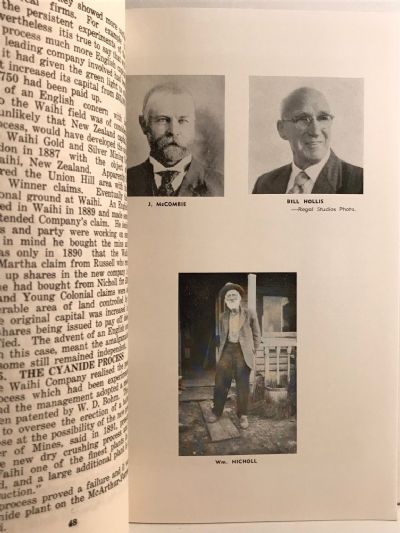 WAIHI BOROUGH COUNCIL DIAMOND JUBILEE 1902-1962