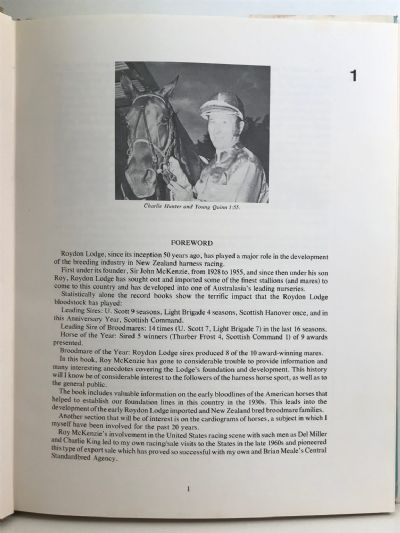 THE ROYDON HERITAGE: 50 Years of Breeding and Harness Racing