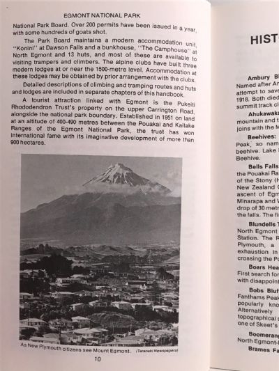EGMONT NATIONAL PARK 1980