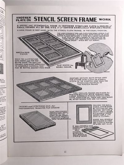 57 HOW TO DO IT CHARTS: On materials, equipment, techniques for screen printing