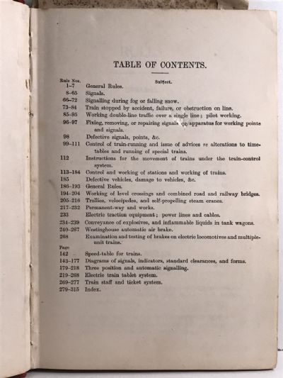 NZ GOVERNMENT RAILWAYS: Department Rules and Regulations 1943