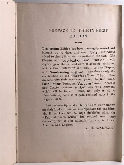 WANNANS ENGINE-DRIVER'S GUIDE 31st edition