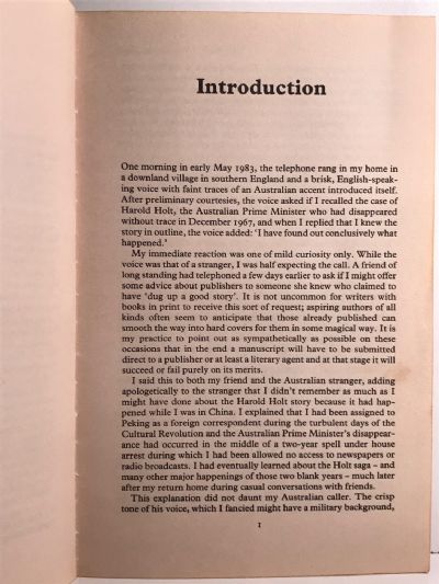 THE PRIME MINISTER WAS A SPY: An Australian Mystery Explained