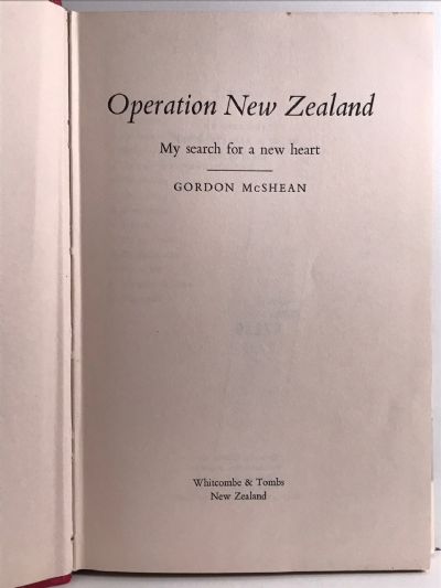 OPERATION NEW ZEALAND: My Search For a New Heart