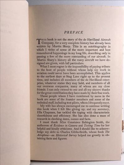 SKY FEVER: The Autobiography of Sir Geoffrey De Havilland