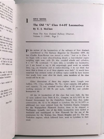 LOCOMOTIVE SELECTIONS