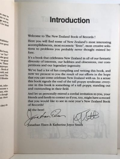 THE NEW ZEALAND BOOK OF RECORDS