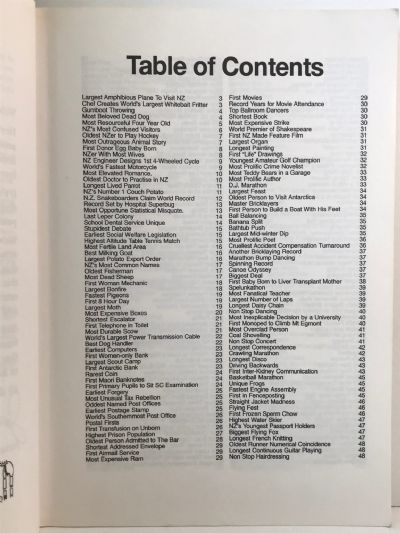 THE NEW ZEALAND BOOK OF RECORDS