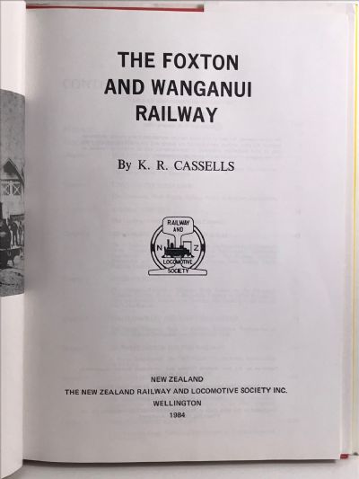THE FOXTON AND WANGANUI RAILWAY