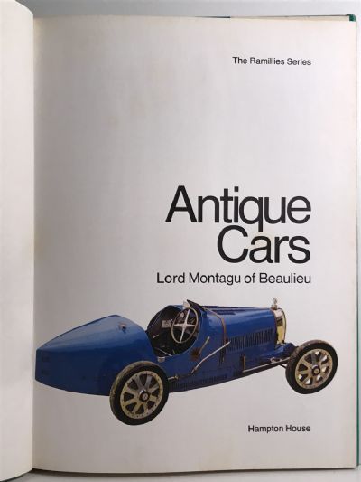ANTIQUE CARS: Treasured Automobiles In 100 Illustrations