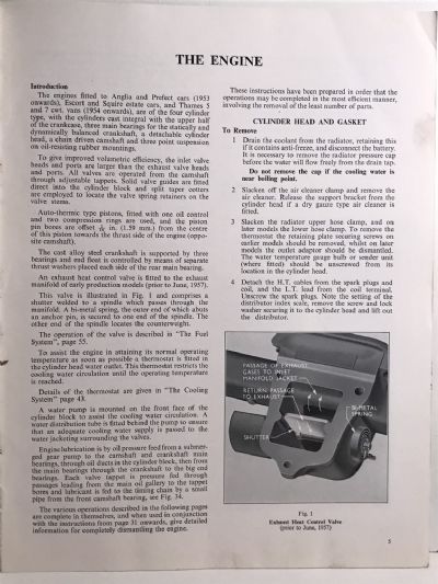 VINTAGE REPAIR MANUAL: Anglia, Prefect, Escort, Squire, Thames 5 CWT/7 CWT