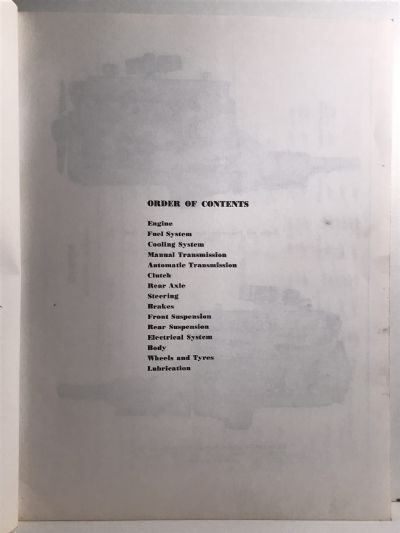 OWNERS WORKSHOP MANUAL: Holden 1948/53 - FJ, FE, FC, FB, EK, EJ, EH, HD, HR