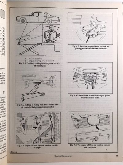 CAR REPAIR MANUAL: Jaguar from 1968 - XJ6 / XJ6L / XJ6 Coupe