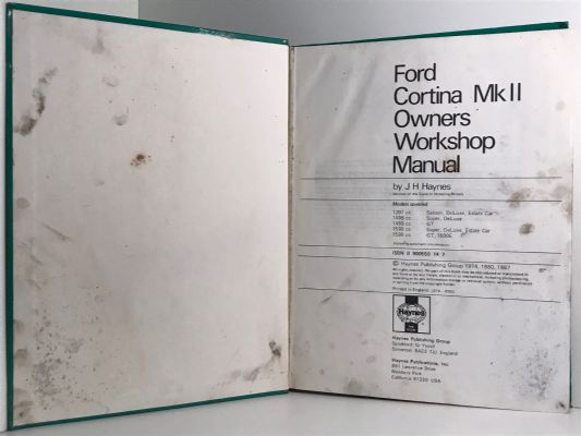 OWNERS WORKSHOP MANUAL: Ford Cortina Mk II 1966 to 1970 - 1300, 1500, 1600