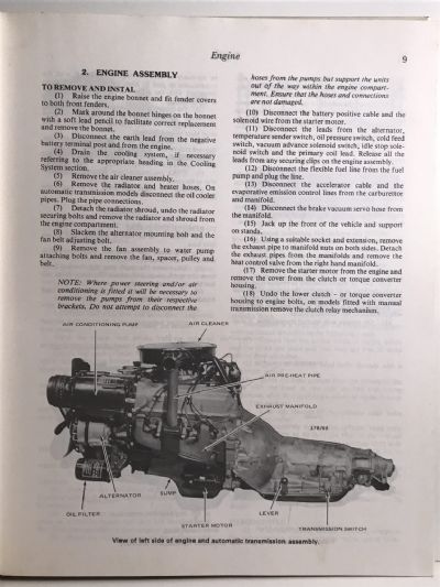 OWNERS WORKSHOP MANUAL: Holden 8 Cylinder, V8 Models HX and HZ 1976 to 1978