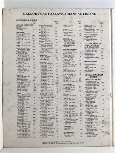 OWNERS WORKSHOP MANUAL: Mitsubishi L300 Express, Wagon / Van 1980 to 1983