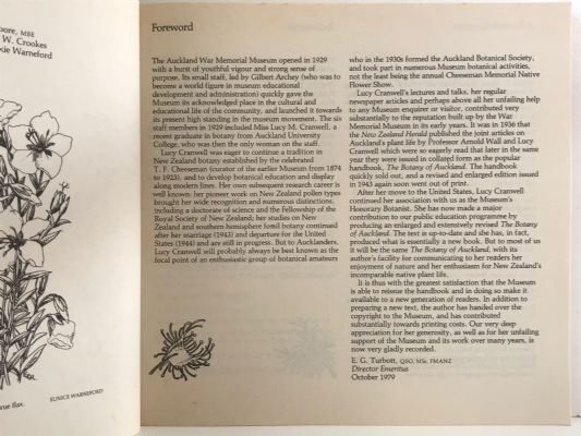 THE BOTANY OF AUCKLAND: A book for all seasons