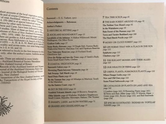 THE BOTANY OF AUCKLAND: A book for all seasons