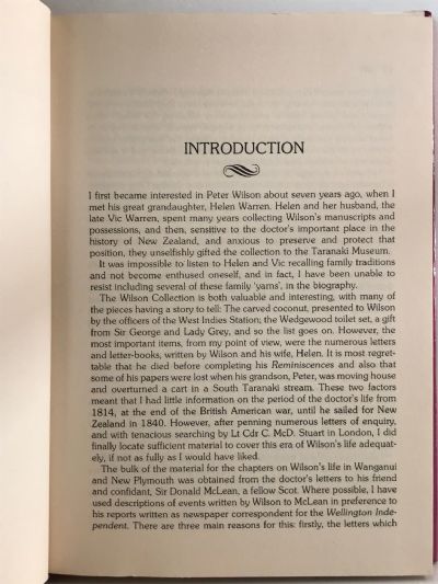 PETER WILSON: Colonial Surgeon