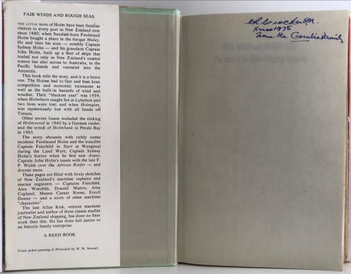 FAIR WINDS and ROUGH SEAS: Story of the Holm Shipping Company