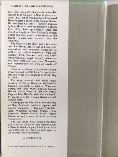 FAIR WINDS and ROUGH SEAS: Story of the Holm Shipping Company