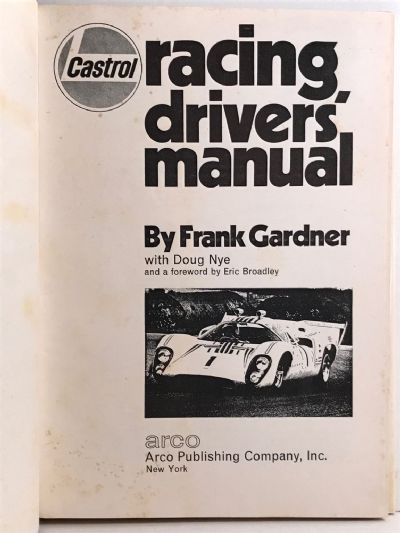 CASTROL RACING, DRIVERS MANUAL