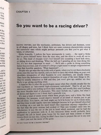 CASTROL RACING, DRIVERS MANUAL