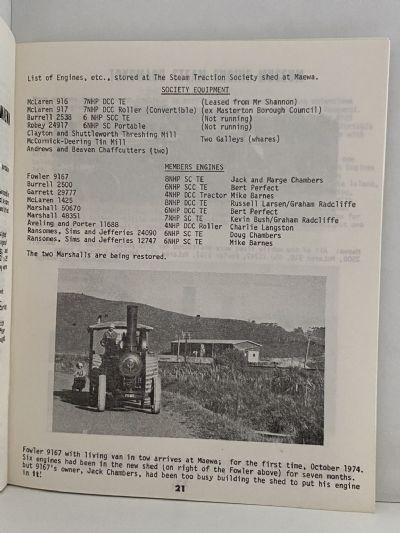STEAM TRACTION 1975: The Journal of The Steam Traction Society - Vol. 5, No. 1.
