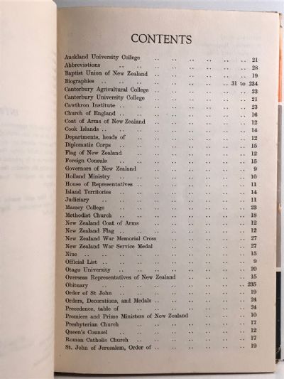 WHO'S WHO IN NEW ZEALAND: 6th edition
