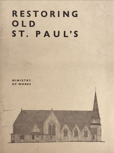 RESTORING OLD ST. PAULS 
