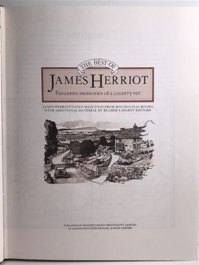 THE BEST OF JAMES HERRIOT: Favourite Memories of a Country Vet
