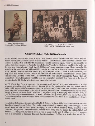 A HILL END ROMANCE: The Story of Bob & Laurie Lincoln