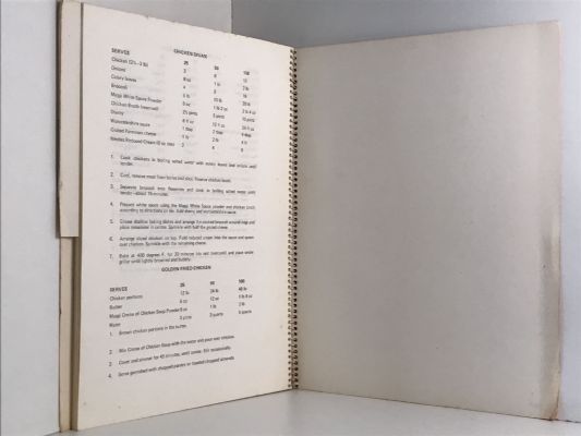 CATERING RECIPES: Nestlé's Catering Service Volume One and Two