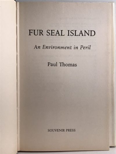 FUR SEAL ISLAND: An Environment In Peril