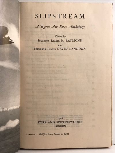 SLIPSTREAM: A Royal Air Force Anthology