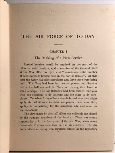 THE AIR FORCE OF TODAY