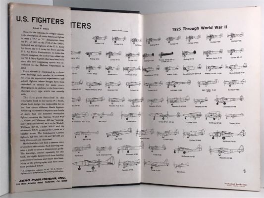 US FIGHTERS: Army - Air Force 1925 to 1980s