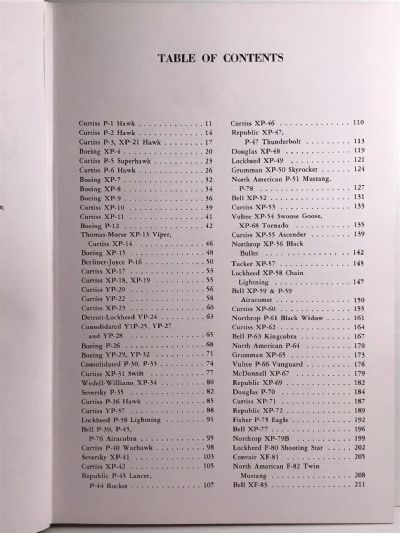 US FIGHTERS: Army - Air Force 1925 to 1980s
