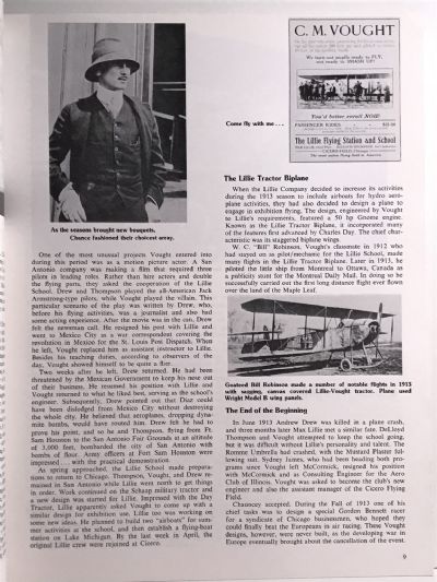 THE CORSAIR and other AEROPLANES: Vought 1917-1977