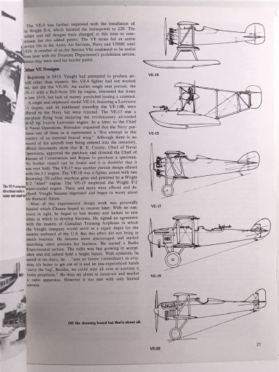 THE CORSAIR and other AEROPLANES: Vought 1917-1977