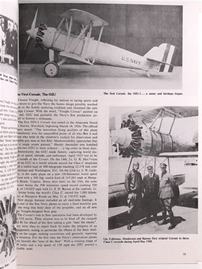 THE CORSAIR and other AEROPLANES: Vought 1917-1977