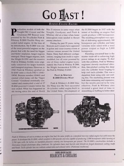 ROUND ENGINE RACERS: Bearcats And Corsairs - Volume 2