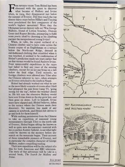 THE MYSTERY OF MALLORY & IRVINE
