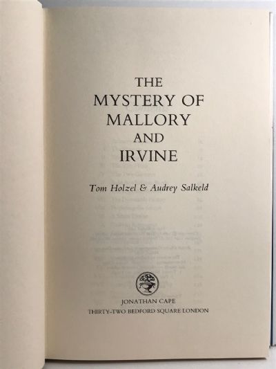 THE MYSTERY OF MALLORY & IRVINE