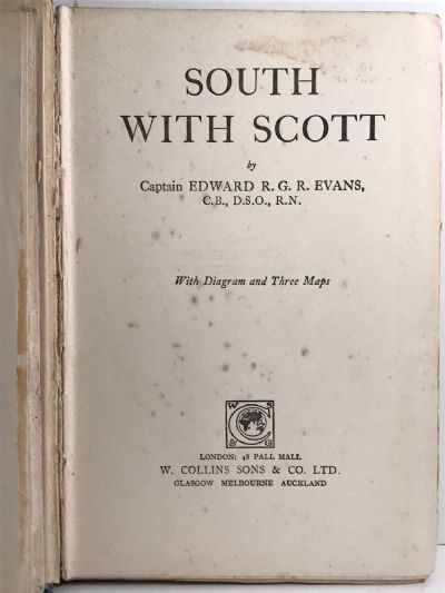 SOUTH WITH SCOTT 1921