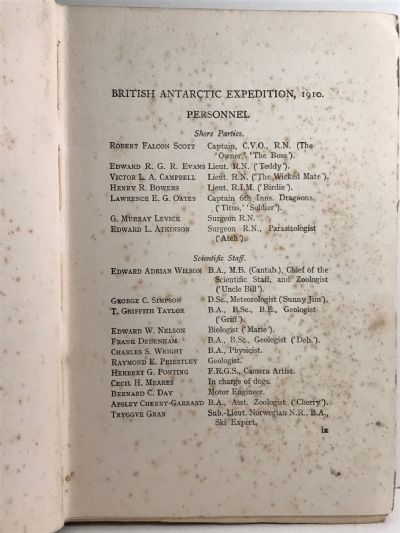 SOUTH WITH SCOTT 1921